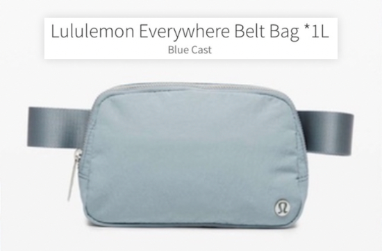 lululemon athletica  Bags  Lululemon Everywhere Belt Bag In Powder Blue  Nwt Sold Out Everywhere  Poshmark